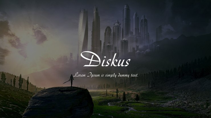 フォント Diskus