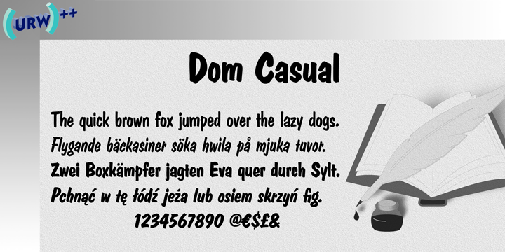 フォント Dom Casual