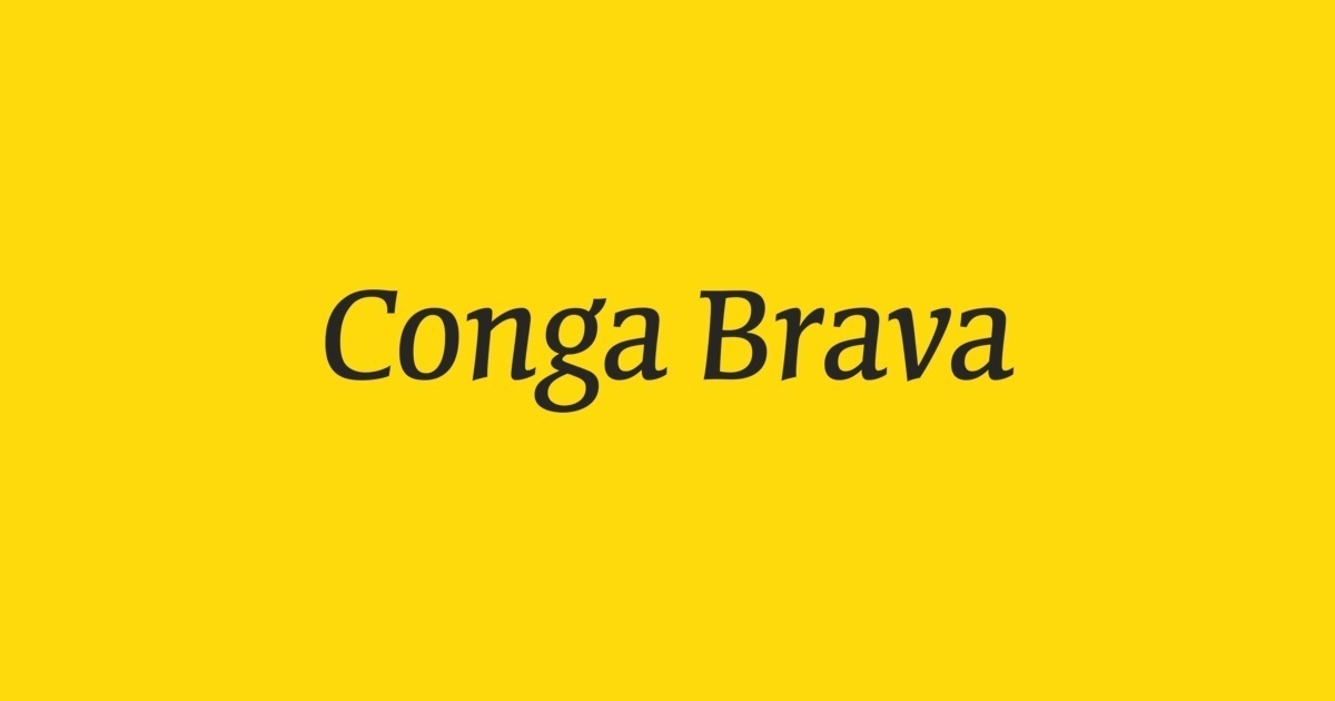 Conga Brava Stencil