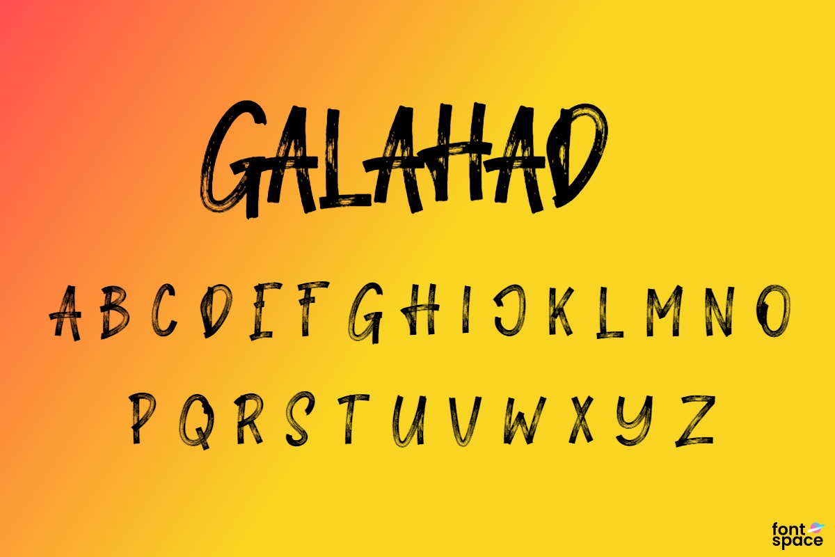 フォント Galahad