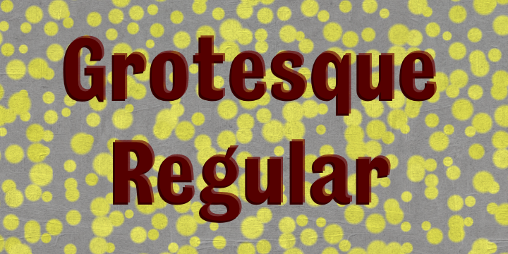 フォント Grotesque