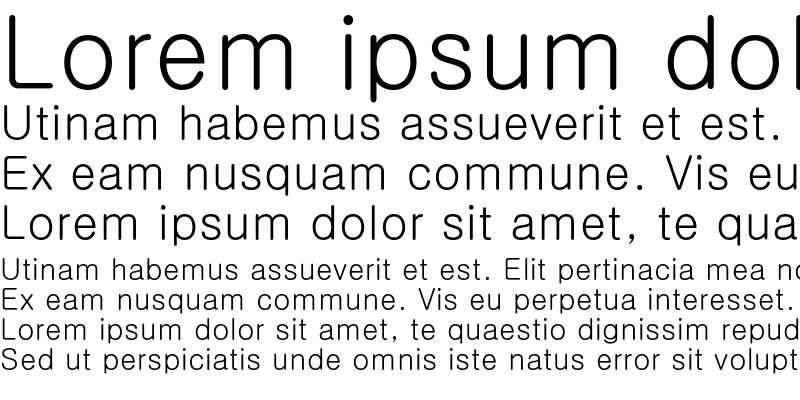 フォント HY Rounded Gothic