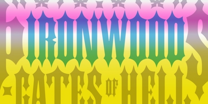 フォント Ironwood