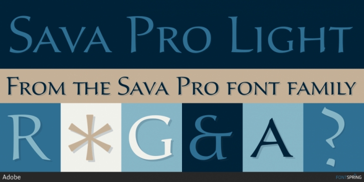 フォント Sava Pro