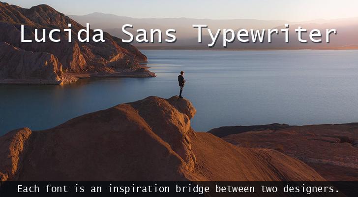 フォント Lucida Sans Typewriter