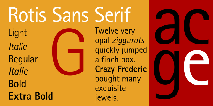 Rotis Sans Serif Std