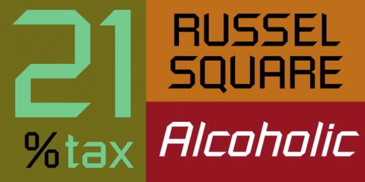 フォント Russell Square