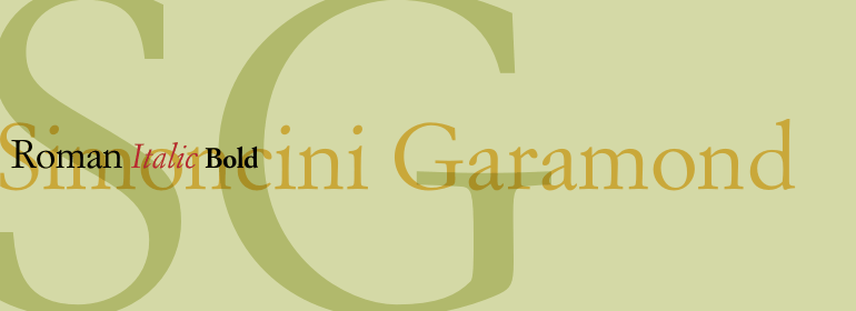 Simoncini Garamond