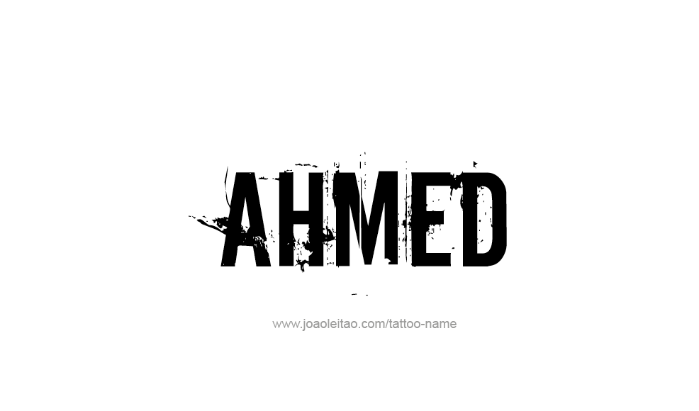フォント Ahmed