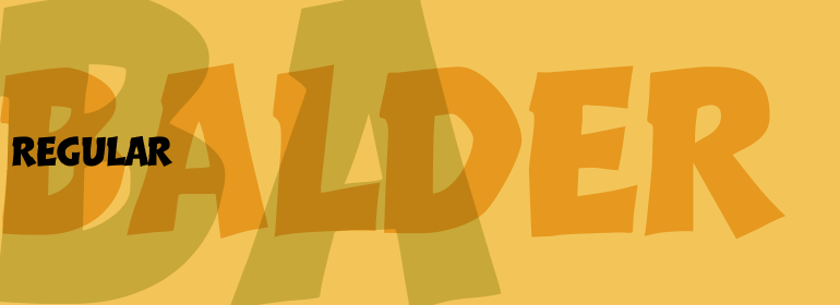 フォント Balder