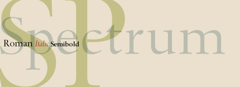 フォント Spectrum