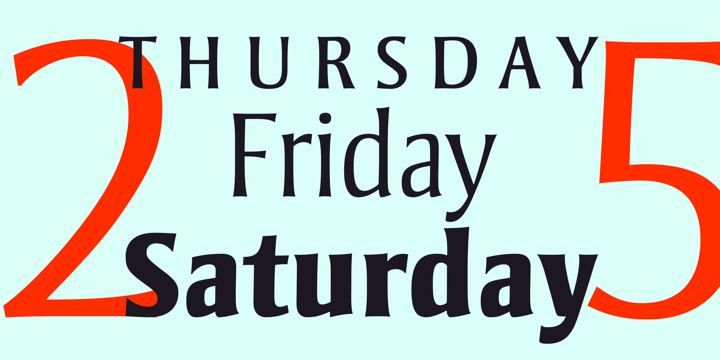 フォント Strayhorn