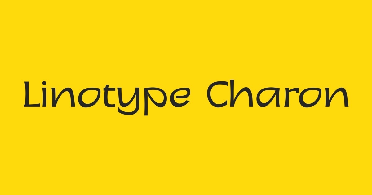 フォント Linotype Charon