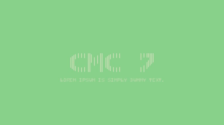 フォント Linotype CMC-7