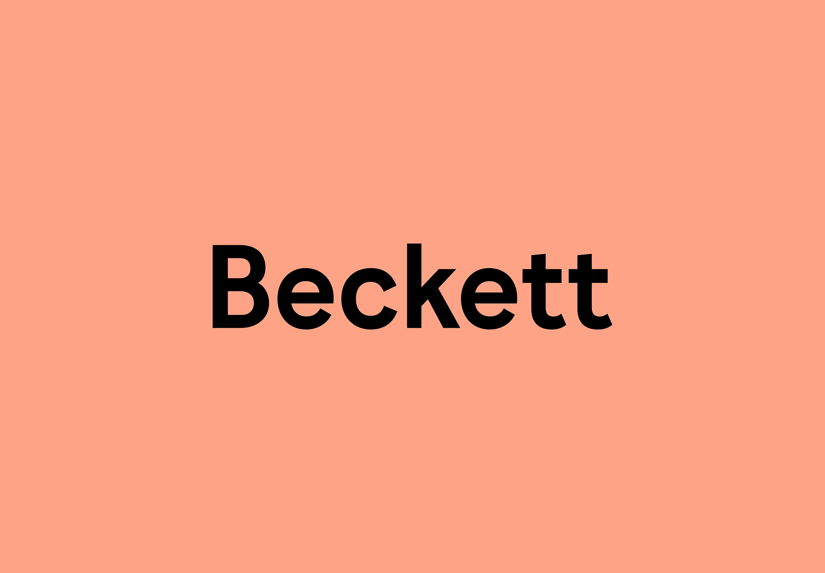 フォント Becket