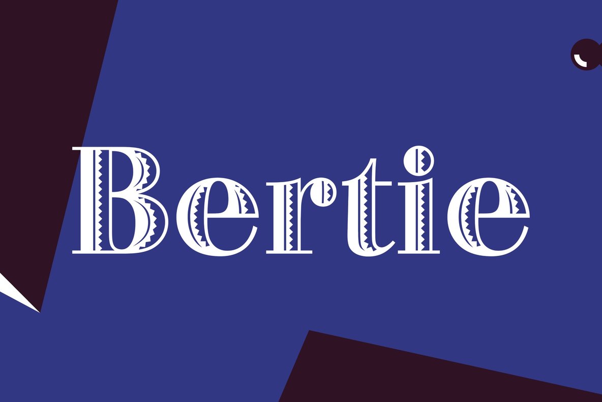 フォント Bertie