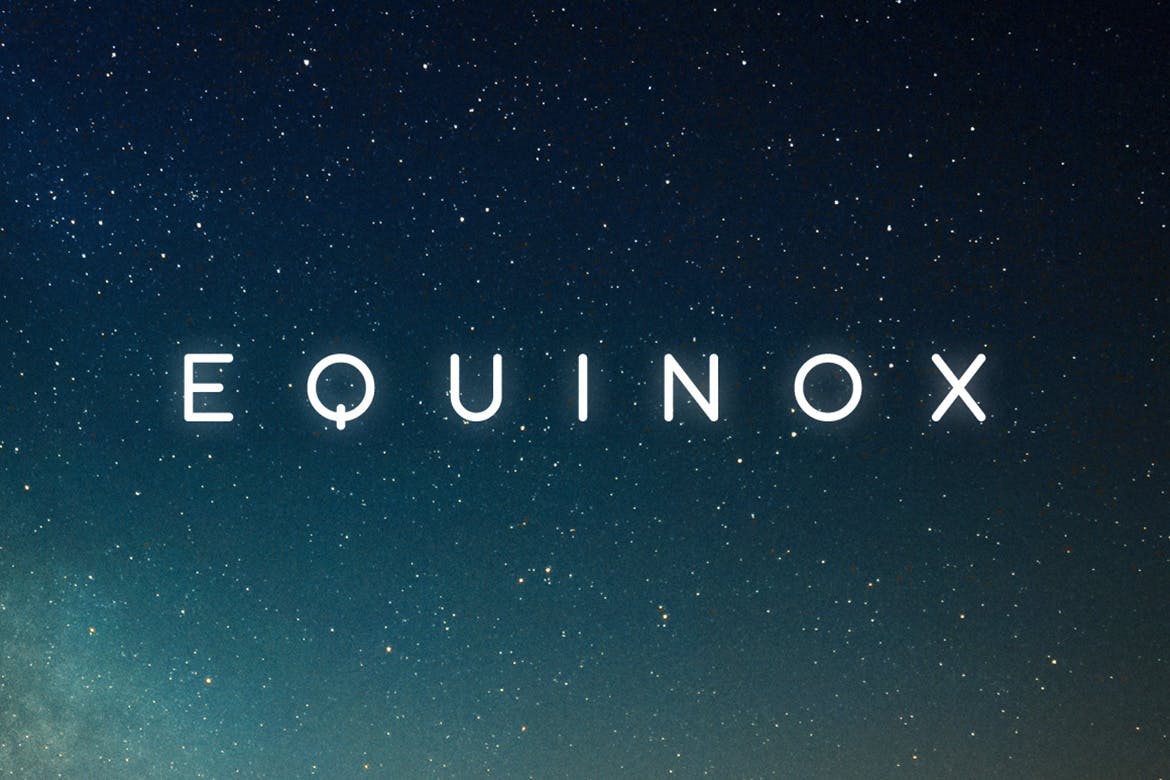 フォント Equinox