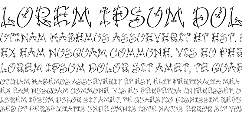 フォント Faithful Fly