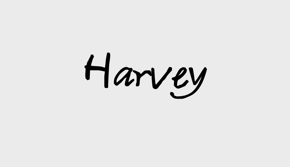 フォント Harvey