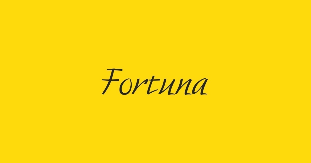 フォント Fortuna