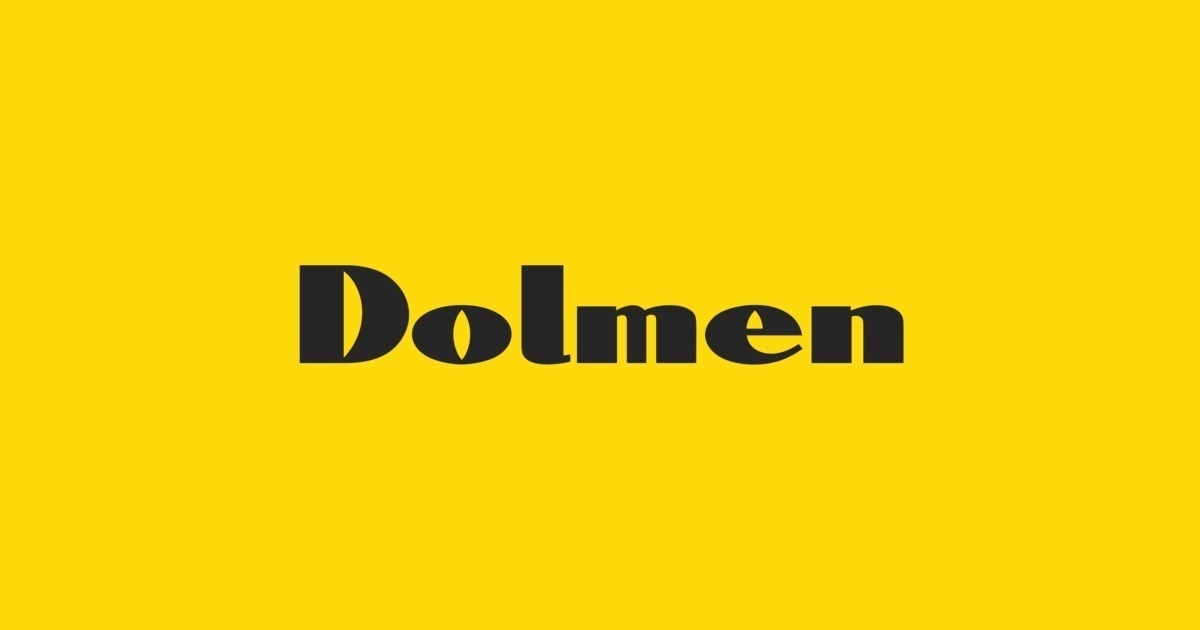フォント Dolmen