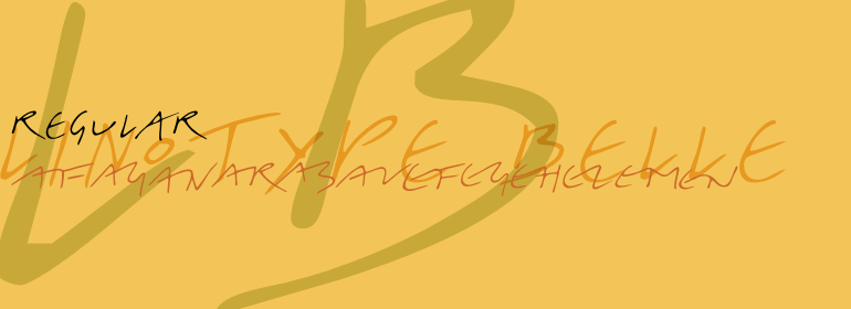 フォント Linotype Belle