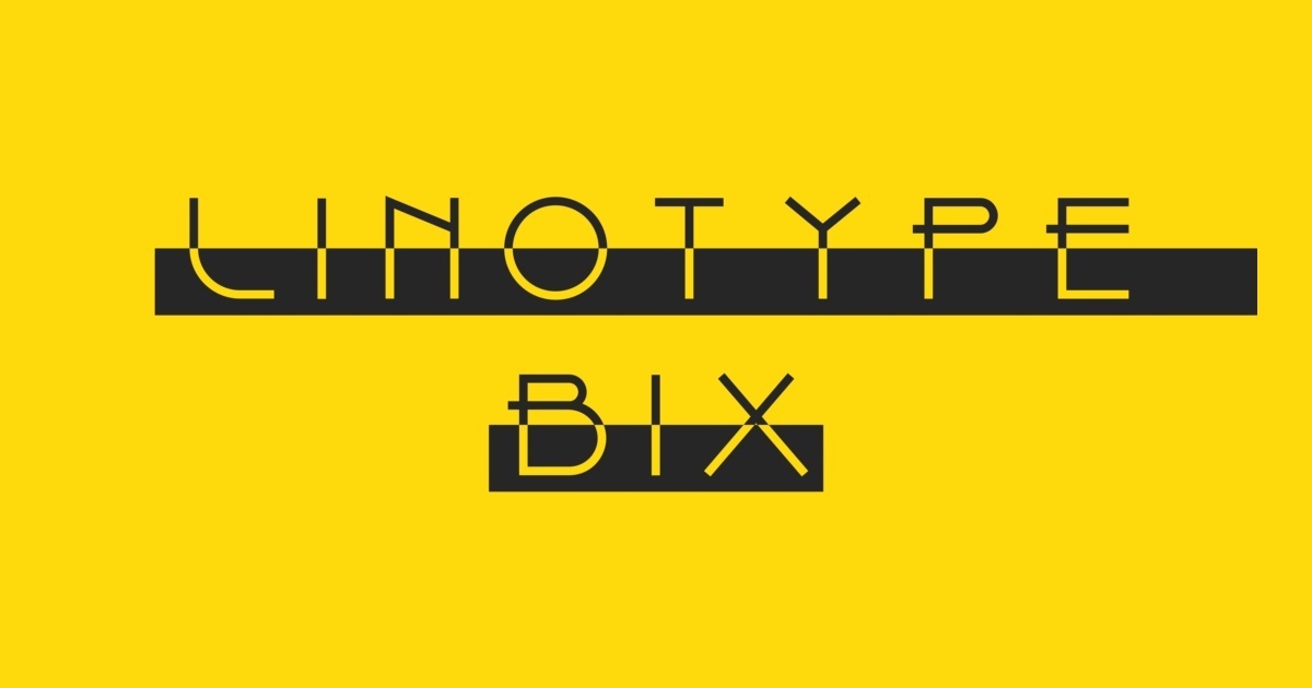 フォント Linotype Bix