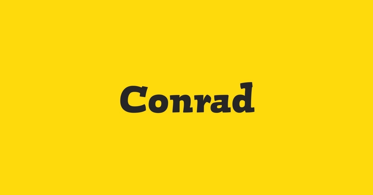 フォント Conrad