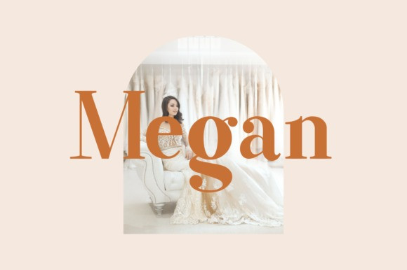 フォント Megan