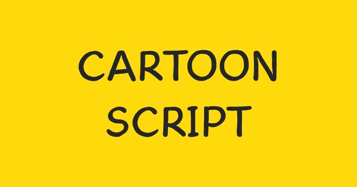 フォント Cartoon Script