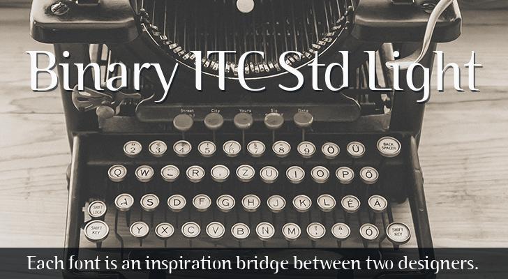 フォント Binary ITC
