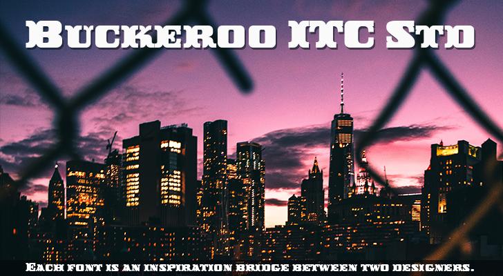 フォント Buckeroo ITC