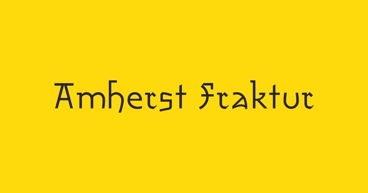 Amherst Fraktur