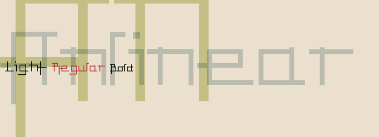 フォント Anlinear