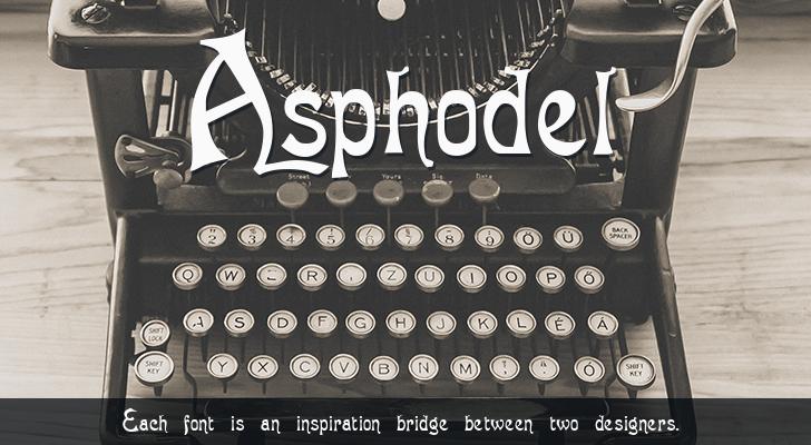 フォント Asphodel