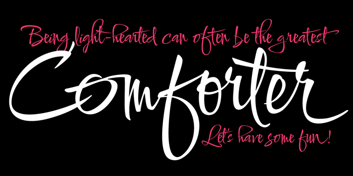 フォント Comforter