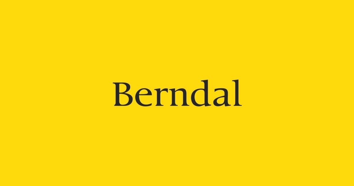 フォント Berndal
