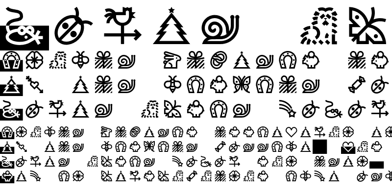 フォント Bix Bats