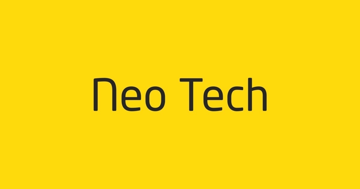 フォント Neo Tech