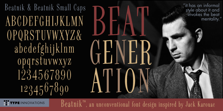 フォント Beatnik