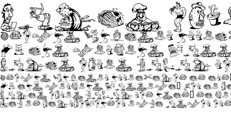 フォント Fontoonies Two