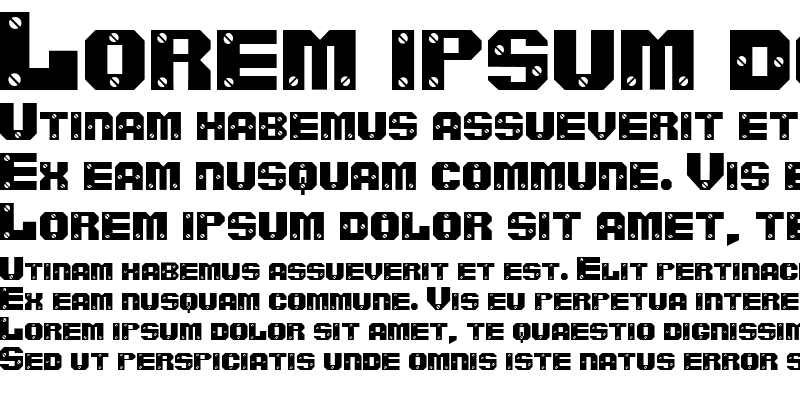 フォント Screwed AOE