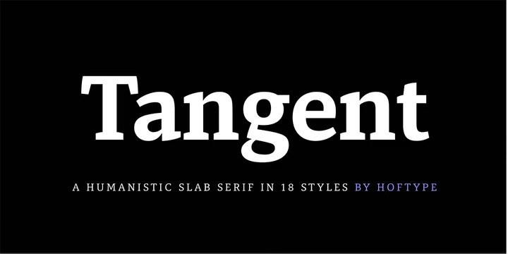 フォント Tangient Serif