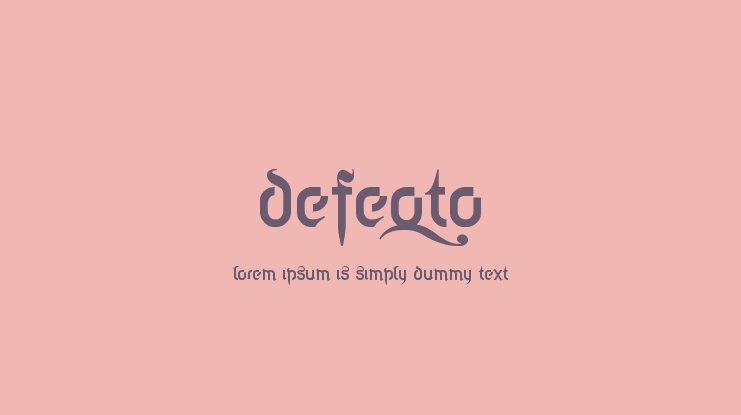 フォント defeqto