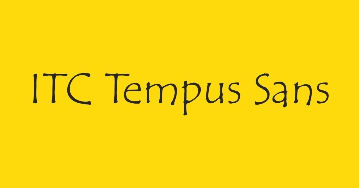 フォント Tempus ITC
