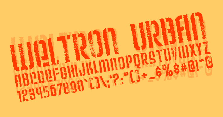 フォント Weltron Urban
