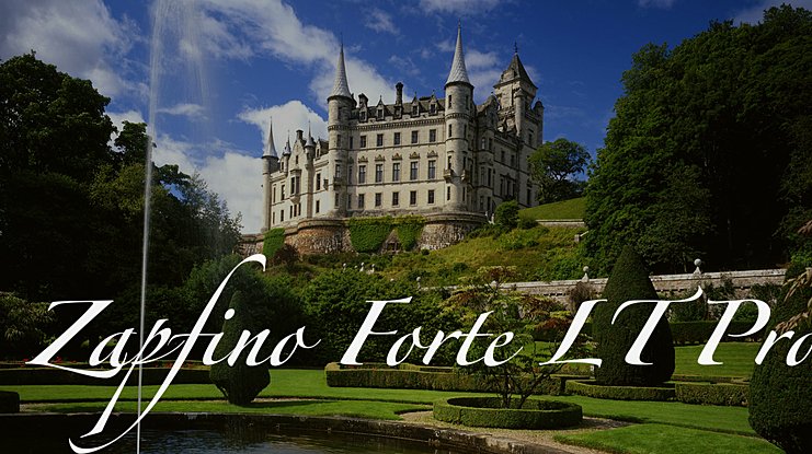 フォント Zapfino Forte Pro