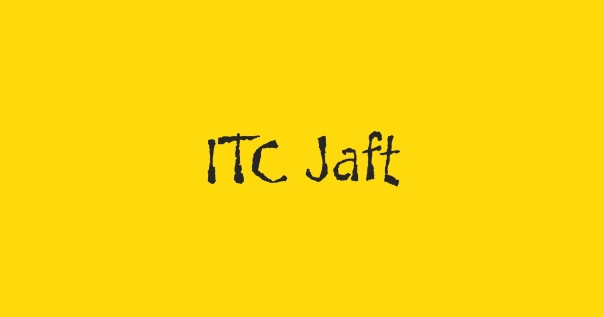 フォント Jaft ITC