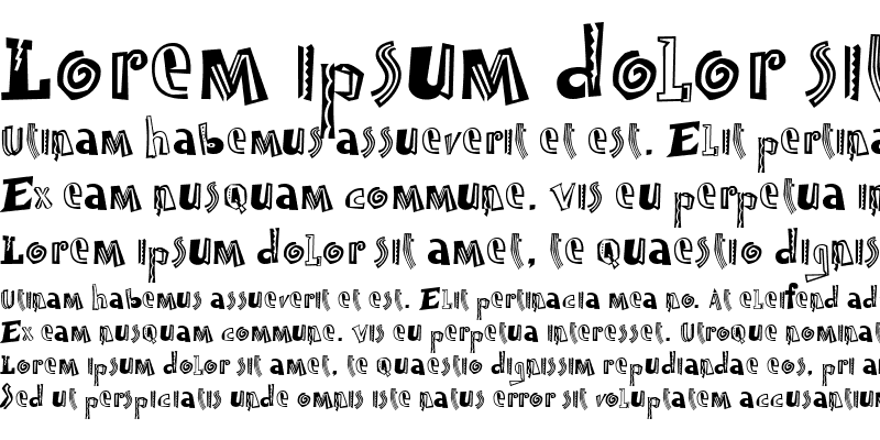 フォント Jambalaya Too ITC