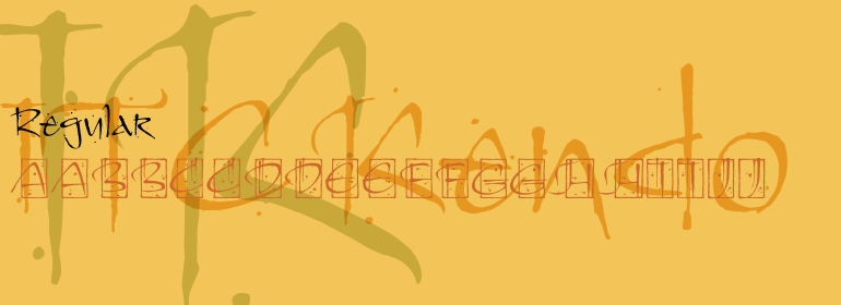 フォント Kendo Initials ITC